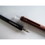 GeckoDesign 和諧之筆(紫光檀) x 默契墨水瓶(圓) 手工製文具組, , large
