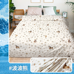 【多利寶寢具】Indian_涼爽紗親膚夏涼感被/空調被/冷氣被-波波熊, , large