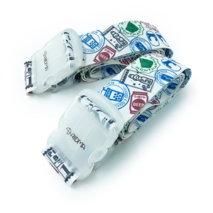 【Alldma鷗德馬】台灣味郵戳行李束帶B-AT01-彩色