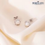 【MORELLATO】PERLA 925純銀典雅珍珠耳環 SAER51, , large