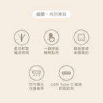 AIWA 愛華 LED 軟管檯燈 LD-404 粉紅, , large