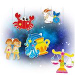 韓國AMOS 10色星座主題壓克力模型板DIY玻璃彩繪組 兒童玻璃彩繪 兒童玩具 繪畫玩具 (台灣總代理公司貨), , large