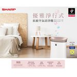SHARP 9 Pings Auto Sterilization Ion Air Purifier Dark Brown FU-H40T-T, , large