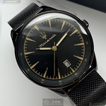 [星晴錶業]MASERATI手錶,46mm,R8853146001黑色錶面黑錶殼深黑色米蘭錶帶款, , large