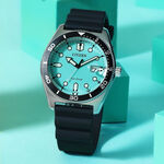 CITIZEN 星辰 光動能潮男時尚大三針手錶-湖水綠 AW1760-14X, , large