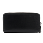 MARC JACOBS THE SLIM 84 山羊皮撞色附提把長夾/黑色, , large