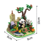  [Brick Republic]NO 8102 Panda in Concert (Educational Building Blocks), , large