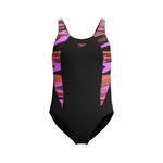 [秉宸] SPEEDO HyperBoom Splice 女孩 運動連身泳裝 黑/紫/橘 SD800372918290, , large
