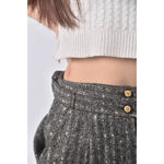 (S) 欣合身灰色長裙二手衣, , large