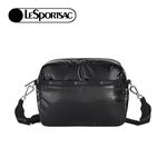 |快速出貨|Lesportsac Deluxe Crossbody 拉鍊斜背包/ 亮面黑, , large