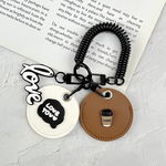 感應磁扣套【4款可選】3.5cm磁扣可用 皮革鑰匙圈 卡套鑰匙圈 感應磁扣鑰匙圈 pu皮革 鑰匙圈 彈簧掛繩 龍蝦扣 伸縮拉繩, , large