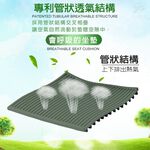 金德恩 GS MALL 台灣專利製造 M號 透氣冰涼軟式坐墊 通風墊 蓆 冰涼墊 軟式墊 坐墊 透氣墊 椅墊, , large