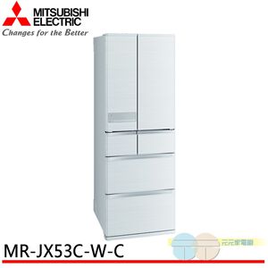 MITSUBISHI Japan Imported 525L Six-Door Inverter Refrigerator MR-JX53C-W-C