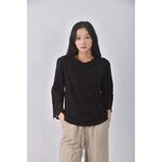 (M) parkhong韓牌寬鬆黑色長袖上衣二手衣, , large