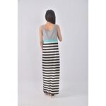 (S) vicky質感棉質無袖灰色洋裝二手衣, , large