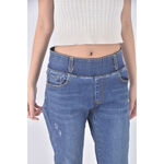 (F) band market丹寧牛仔質感藍色長褲二手衣, , large