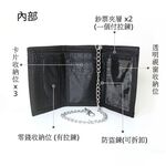 【YUN JOIN】 橫式三摺短夾 牛仔布短夾, , large
