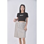 (XL) o girl質感灰色短裙二手衣, , large
