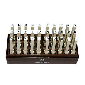 【SANBY】 數字3號 30支入 連結章 明朝體 W130 D52 H70 mm /個 EN-N3-2S