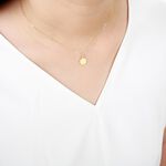 【Angel & Me】Lucky Compass s925 sterling silver 24k gold plated birthday necklace, , large