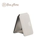[萬摩科技]OneMore MagSafe 磁吸支架卡包-淺灰褐, , large