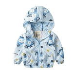 Hooded Windbreaker Jacket, , large