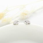 【Angel & Me】Cute Hedgehog s925 sterling silver earrings Birthday gift, , large