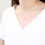 【Angel & Me】Dumbbell fitness s925 sterling silver necklace Valentine Day gift, , large