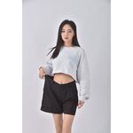 (XL) ined質感黑色短褲二手衣, , large