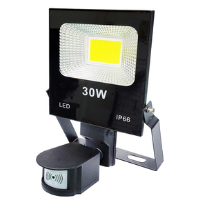 【感應王】HC-830A  30W戶外微波感應投光燈(白光-台灣製) 可調日夜,距離及時間