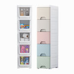 STYLE格調｜繽紛馬卡龍色系隙縫收納櫃(升級置物頂板)【WW-0181】收納櫃 隙縫櫃 廚房收納 衛浴收納【現貨供應】, , large