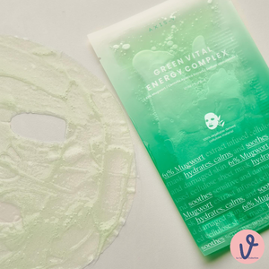[LaLa V]韓國AXIS-Y安舒研 艾草植物纖維面膜 27ml