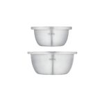 膳魔師不鏽鋼二入多功能料理盆(18+24cm), , large