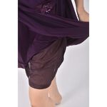 (XL) 巧玲瓏垂墜紫色洋裝二手衣, , large