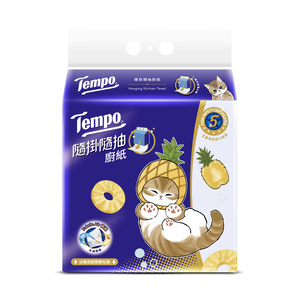 Tempo隨掛隨抽三層廚房紙巾160抽