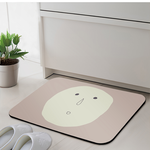 【Monster】 Soft Diatomaceous Earth Absorbent Mat – Chill Out Series (58x38cm) – Zoning Pink, , large