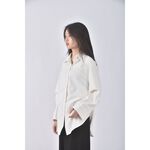 (M) the ladywore質感西裝杏色長袖上衣二手衣, , large