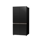 HITACHI 645L High Efficiency Inverter 4-Door Refrigerator Glossy Black HR4N9713DFSVA, , large