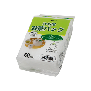 日本製附拉繩茶包袋-60枚入x12包