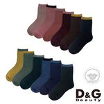 【D&G】D&G羊毛襪<灰藍>D551 中筒襪 長襪 襪子, , large