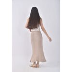 (M) nano質感杏色長裙二手衣, , large