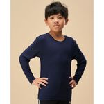 童特級親膚圓領保暖上衣, , large