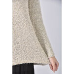 (S) peace dove小香風氣質圓領白色長袖上衣二手衣, , large