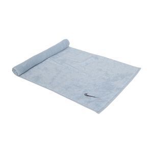 NIKE SOLID CORE 毛巾 80x35cm 運動毛巾 登山 戶外 家居 簡約 時尚 純棉 吸水佳 灰藍 淺粉