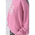 (F) soir質感棉質純棉粉色長袖上衣二手衣, , large