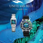 CITIZEN 星辰 千彩之海UNITE with BLUE 限量 光動能200米潛水錶BN0166-01L, , large
