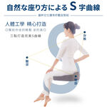 【日本旭川】AIRFit氧活力進階版人體工學護脊腰靠坐墊組  透氣 坐墊 腰靠墊 椅子靠墊 坐靠墊 辦公 電腦椅 記憶棉, , large