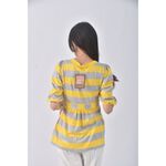 (S) juicy couture質感棉質純棉黃色短袖上衣二手衣, , large
