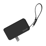【amuok】COMPACT STRENGTH Charger with Power Bank(Black), , large