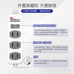 超電王1開3插1.8米 6尺2P延長線 SNB213-6, , large